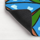 Tapis De Souris "Toy Windmills" Résumé Design Mousepad (Coin)
