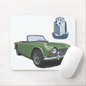 Tapis De Souris TR4 vert (Avec souris)