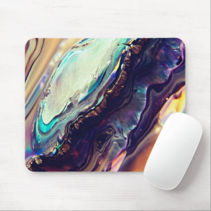 Tapis De Souris Tracé multicolore de roches ignées