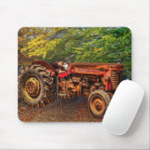 Tapis De Souris Traceur de la ferme rouge (Avec souris)