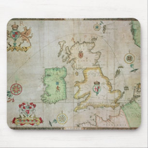 Tapis De Souris Tracez montrer l'itinéraire de la flotte d'armada