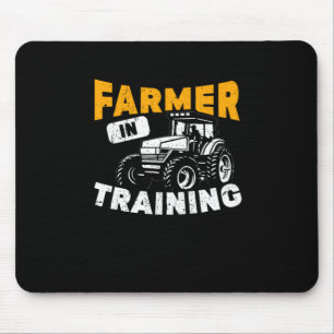 Tapis De Souris Tracteur agricole amusant Agriculteur agricole en