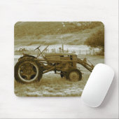 Tapis De Souris Tracteur antique Mousepad (Avec souris)