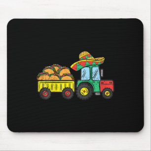 Tapis De Souris Tracteur de tacos pour enfants Cinco De Mayo Nourr