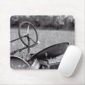 Tapis De Souris Tracteur en herbe longue (Avec souris)