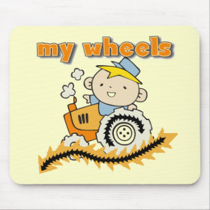 Tapis De Souris Tracteur mes T-shirts et cadeaux de roues