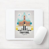 TAPIS DE SOURIS TRAFFORD, MANCHESTER (Avec souris)