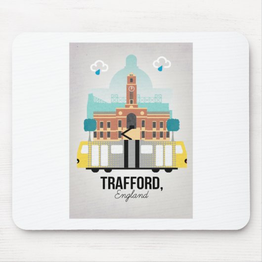 TAPIS DE SOURIS TRAFFORD, MANCHESTER (Devant)