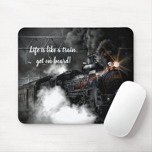 Tapis De Souris Train à vapeur (Avec souris)