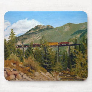 Tapis De Souris Train à vapeur historique de Georgetown Colorado