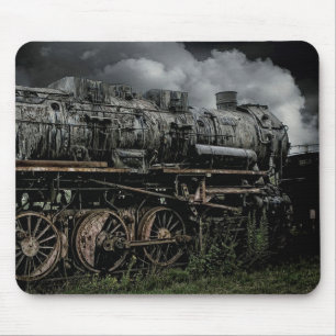 Tapis De Souris Train à vapeur Locomotive Mousepad