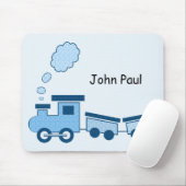 Tapis De Souris Train Choo Choo Bleu (Avec souris)