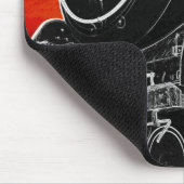 TAPIS DE SOURIS - train de coucher du soleil (Coin)