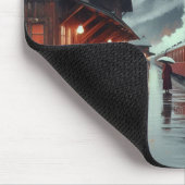Tapis De Souris Train de montagne d'automne (Coin)