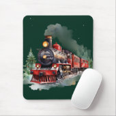 Tapis De Souris Train de Noël (Avec souris)