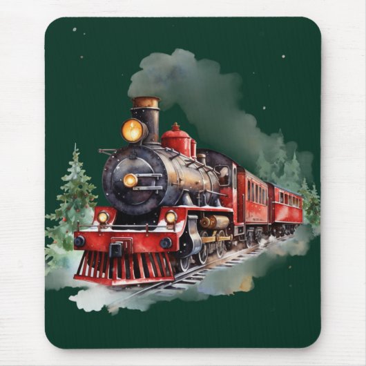 Tapis De Souris Train de Noël (Devant)