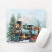 Tapis De Souris Train de Noël (Avec souris)