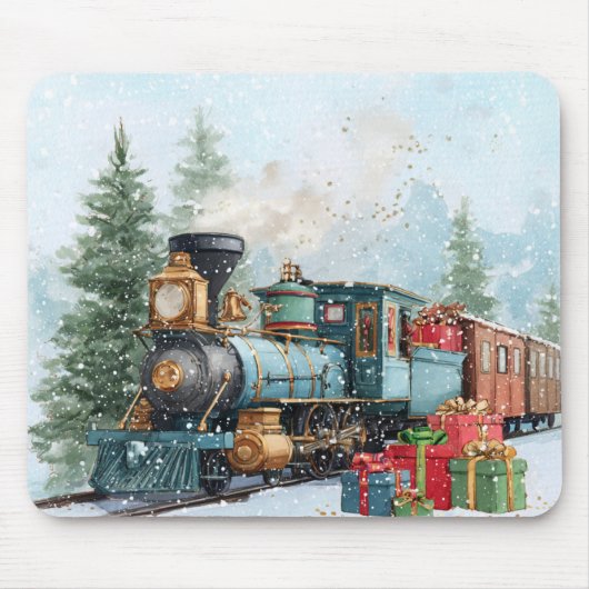 Tapis De Souris Train de Noël (Devant)