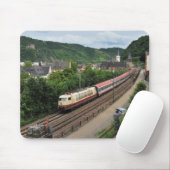 Tapis De Souris Train de voyageurs à Saint-Goar (Avec souris)