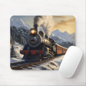 Tapis De Souris Train d'hiver (Avec souris)