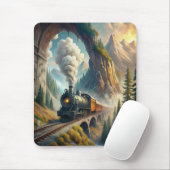 Tapis De Souris Train Fleece Blanket (Avec souris)