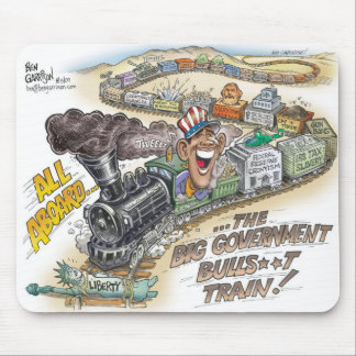 Tapis De Souris Train Mousepad de gouvernement BullSh*t de marais
