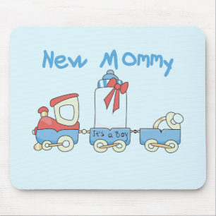 Tapis De Souris Train New Mommy of Boy tshirts et cadeaux