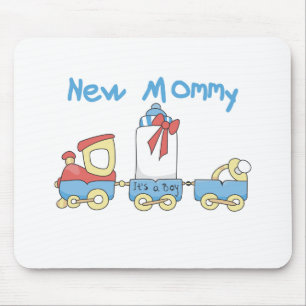 Tapis De Souris Train New Mommy of Boy tshirts et cadeaux