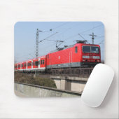 Tapis De Souris Train rouge allemand (Avec souris)