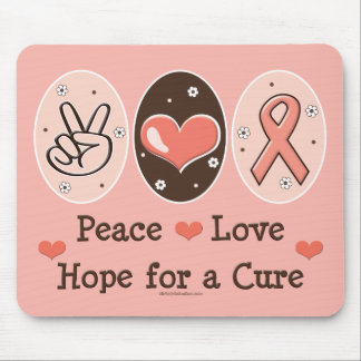 Tapis De Souris Traitement Mousepad d'espoir d'amour de paix