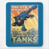 Tapis De Souris Traitez Em Rough - Rejoignez les tanks ! (Devant)