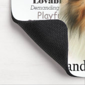 Tapis De Souris Traits Mousepad de Sheltie (Coin)