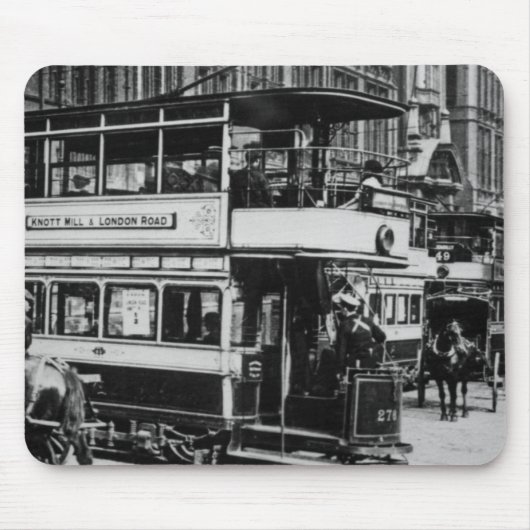 Tapis De Souris Trams à Manchester, c.1900 (Devant)