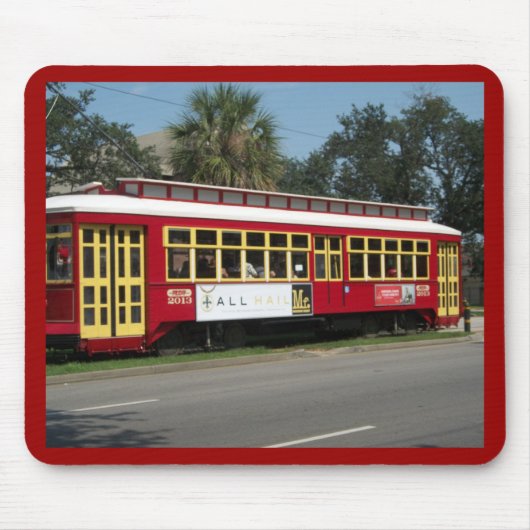Tapis De Souris Tramway rouge (Devant)