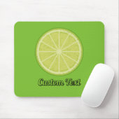 Tapis De Souris Tranche de citron vert (Avec souris)