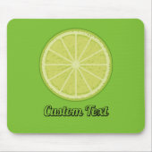 Tapis De Souris Tranche de citron vert (Devant)