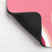 Tapis De Souris Tranches de pamplemousse rose (Coin)