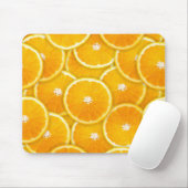 Tapis De Souris Tranches orange (Avec souris)