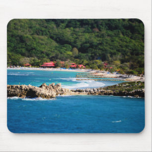 Tapis De Souris Tranquil Island Paradise Labadee Haïti