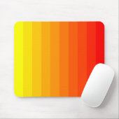 Tapis De Souris Transition des couleurs - Jaune à rouge (Avec souris)