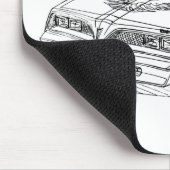 Tapis De Souris Transport AM 1977 de Pontiac Firebird (Coin)