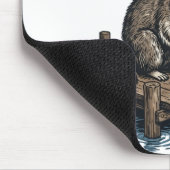 Tapis De Souris Trash Fishin' Expert Raccoon (Coin)