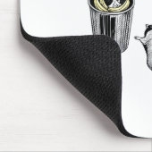 Tapis De Souris Trashed Panda, Funny Drunk Raccoon, Trash Panda Hu (Coin)