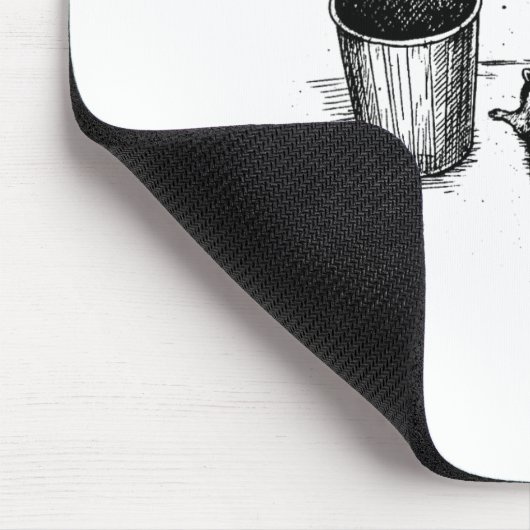 Tapis De Souris Trashed Panda Funny Drunk Racoon  (Coin)