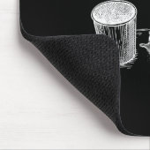 Tapis De Souris Trashed Panda Funny Drunk Racoon (Coin)