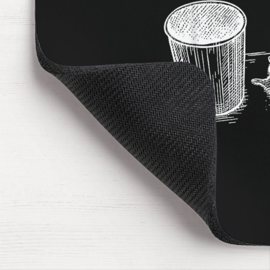 Tapis De Souris Trashed Panda Funny Drunk Racoon (Coin)