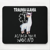 Tapis De Souris Trauma Llama Emt Design Medic Ems Alpaca Your Woun (Devant)