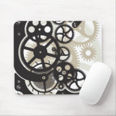 Tapis De Souris Travail de roues de dent (Avec souris)