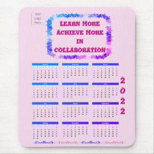 Tapis De Souris Travail d'équipe 2022 Pink Mouse pad