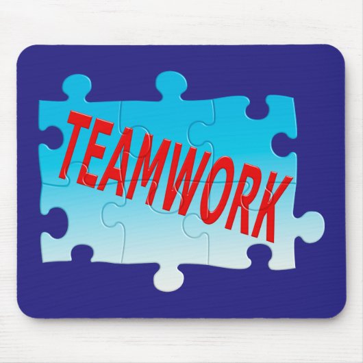 Tapis De Souris Travail d'équipe Jigsaw Puzzle Mouse Pad (Devant)